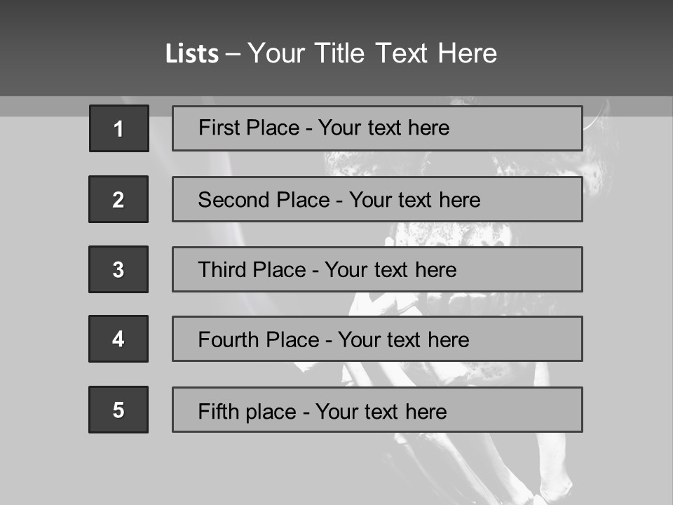 Hand Bad Style PowerPoint Template