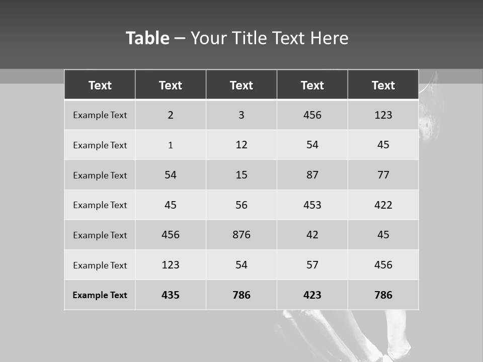 Hand Bad Style PowerPoint Template