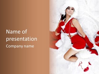 White Claus Concept PowerPoint Template