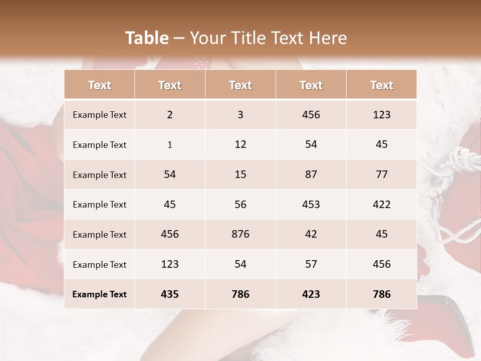 White Claus Concept PowerPoint Template