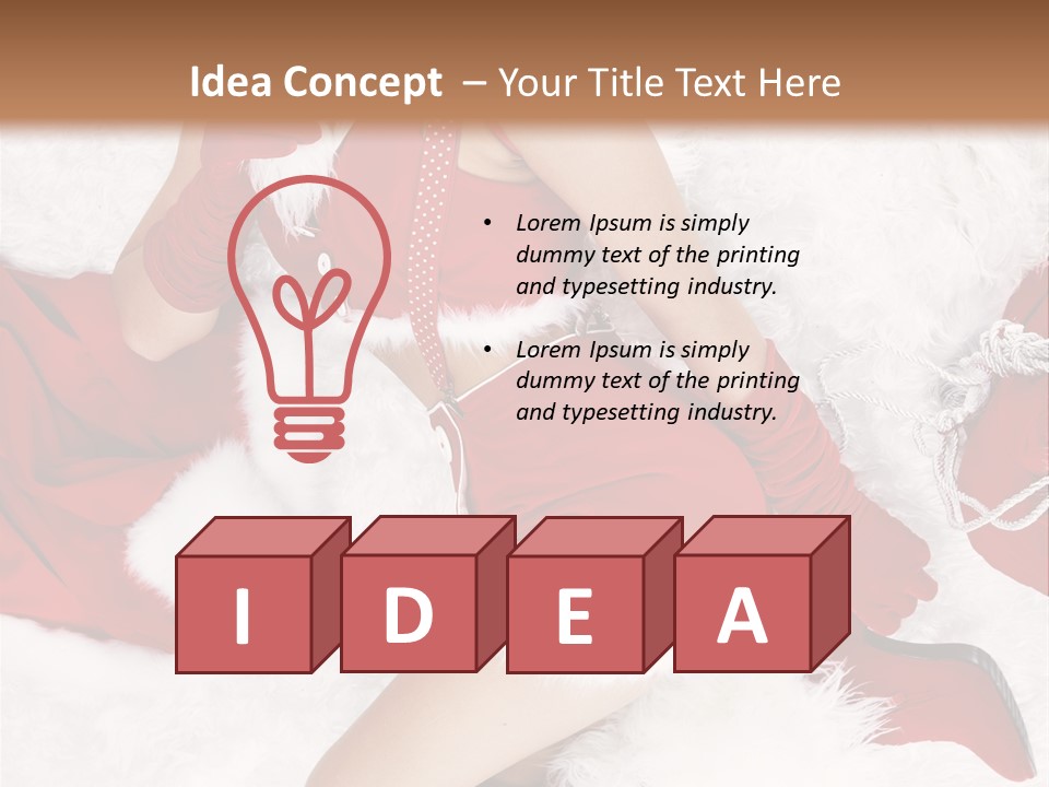 White Claus Concept PowerPoint Template