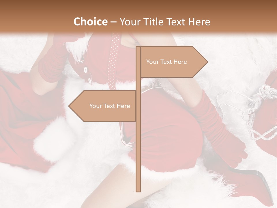 White Claus Concept PowerPoint Template