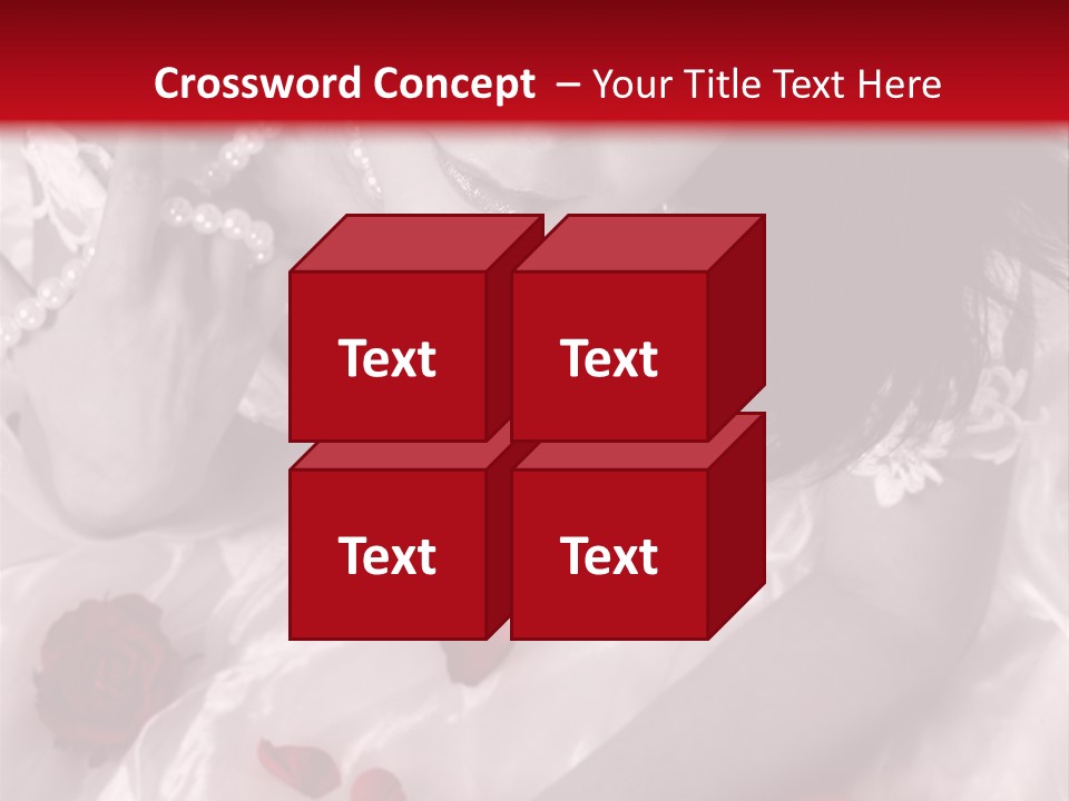 Dress Caucasian  PowerPoint Template