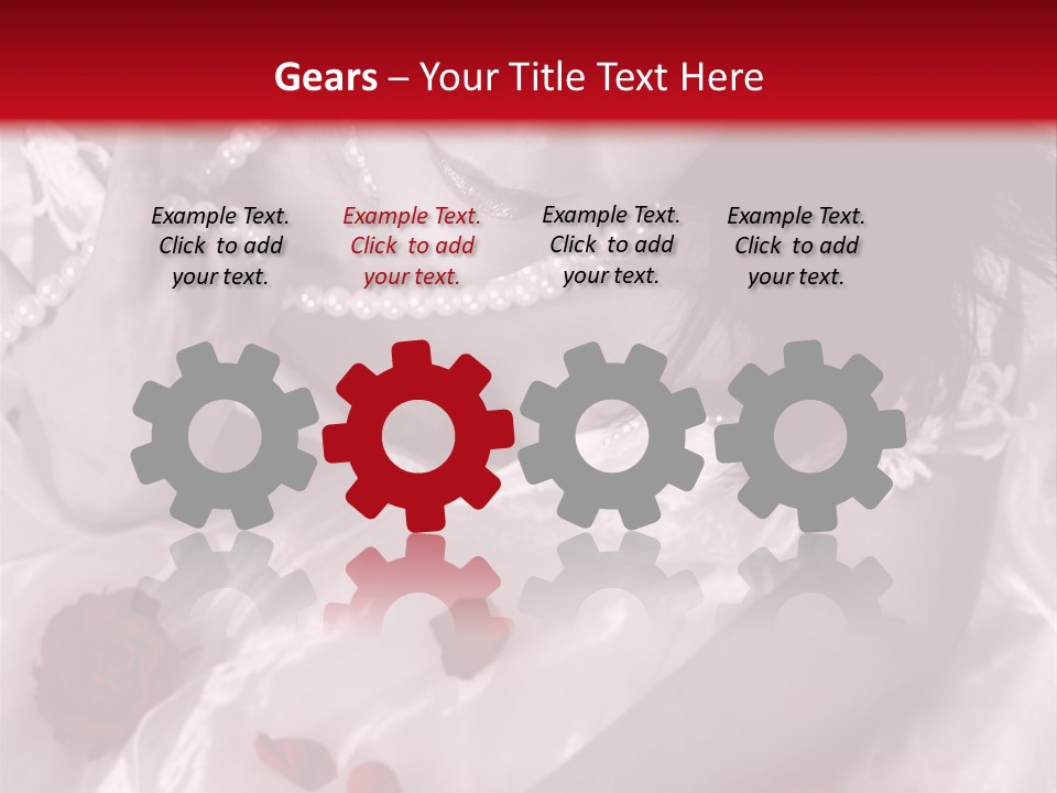 Dress Caucasian  PowerPoint Template