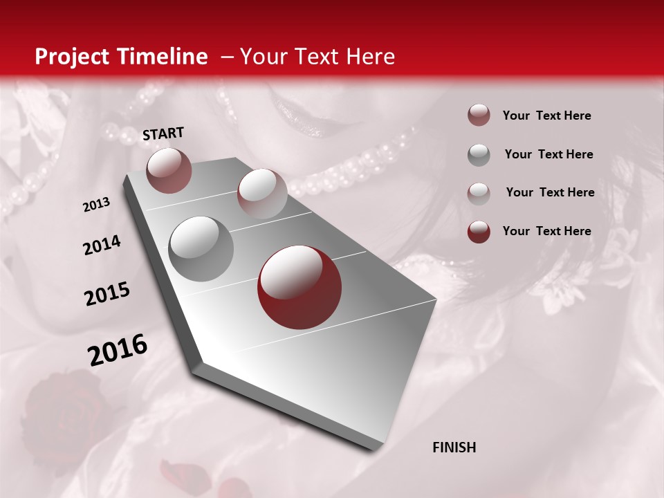 Dress Caucasian  PowerPoint Template