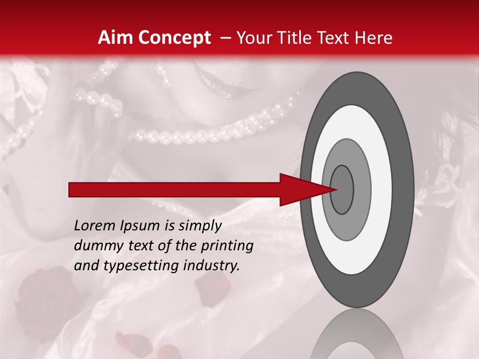 Dress Caucasian  PowerPoint Template