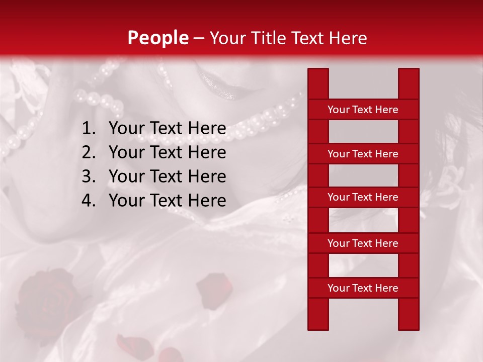 Dress Caucasian  PowerPoint Template