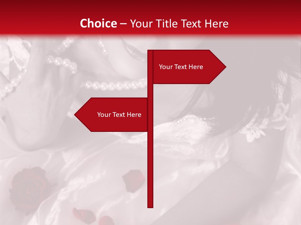 Dress Caucasian  PowerPoint Template