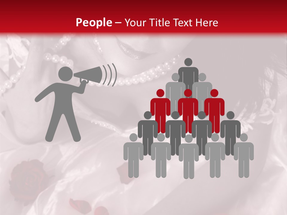 Dress Caucasian  PowerPoint Template