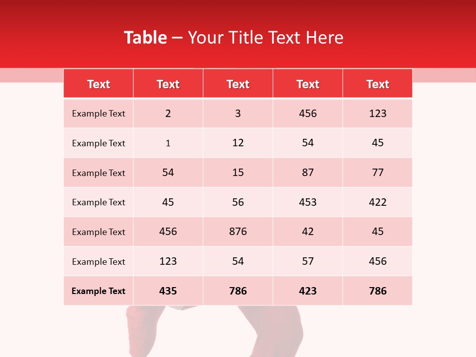 Dancer Sport Music PowerPoint Template