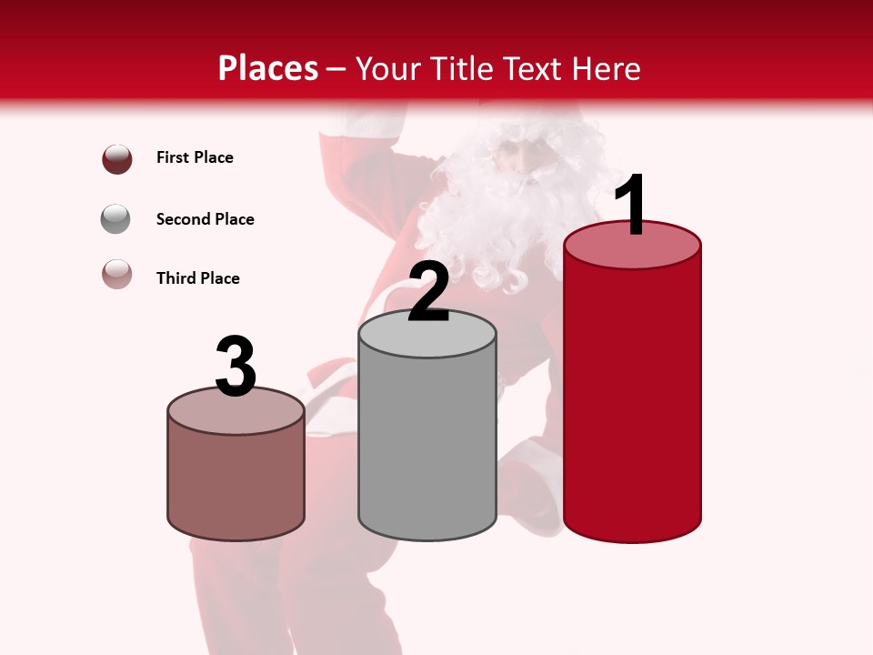 Celebration Claus Costume PowerPoint Template