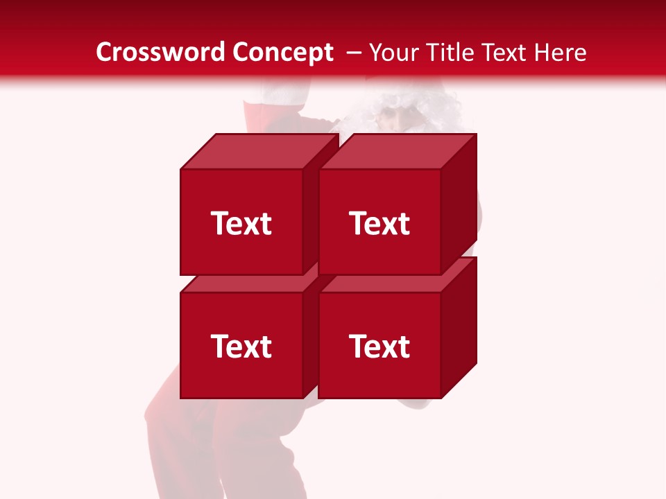 Celebration Claus Costume PowerPoint Template