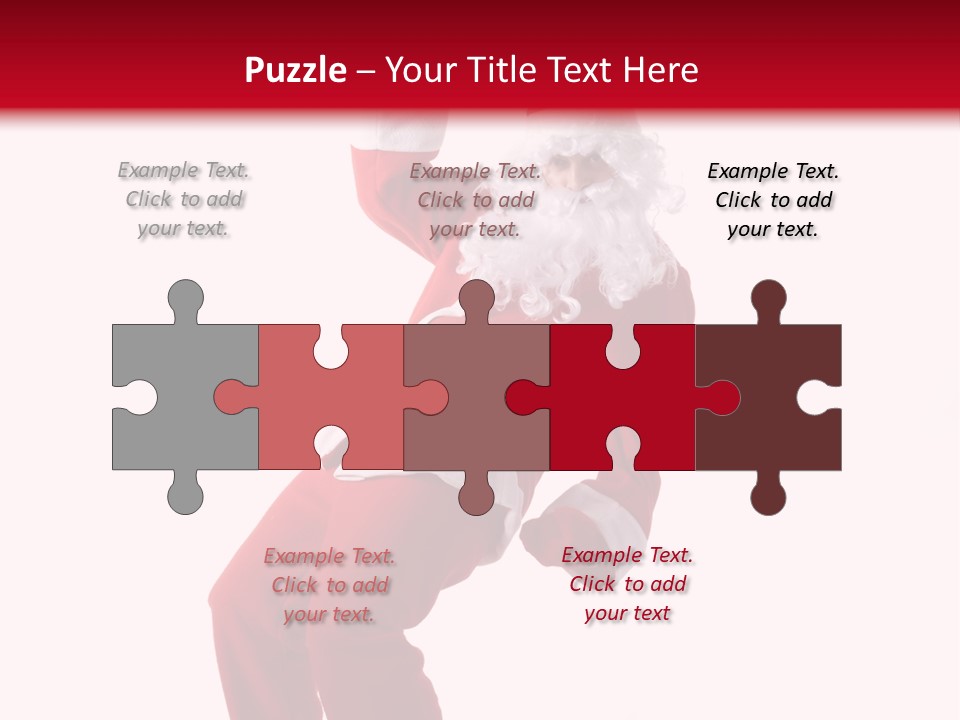 Celebration Claus Costume PowerPoint Template