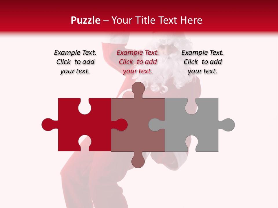 Celebration Claus Costume PowerPoint Template