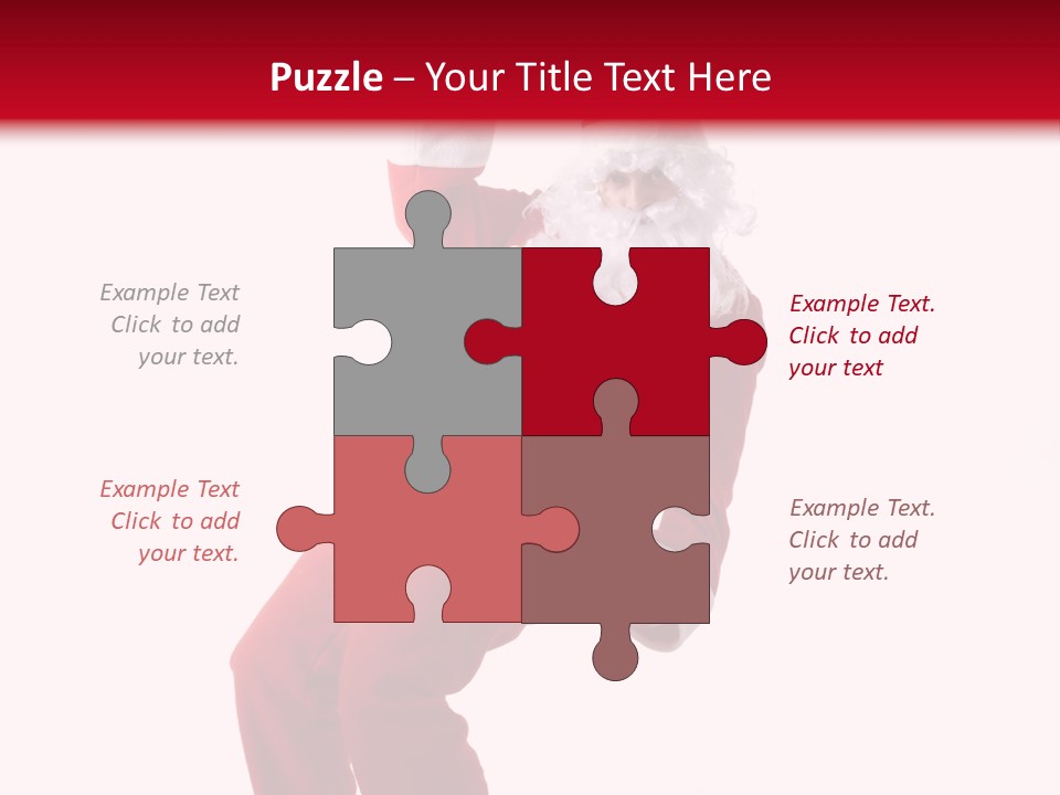 Celebration Claus Costume PowerPoint Template