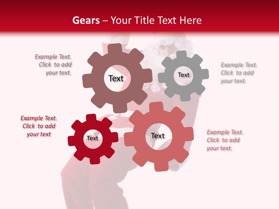 Celebration Claus Costume PowerPoint Template