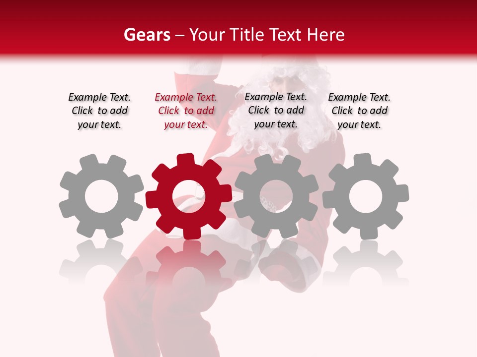 Celebration Claus Costume PowerPoint Template