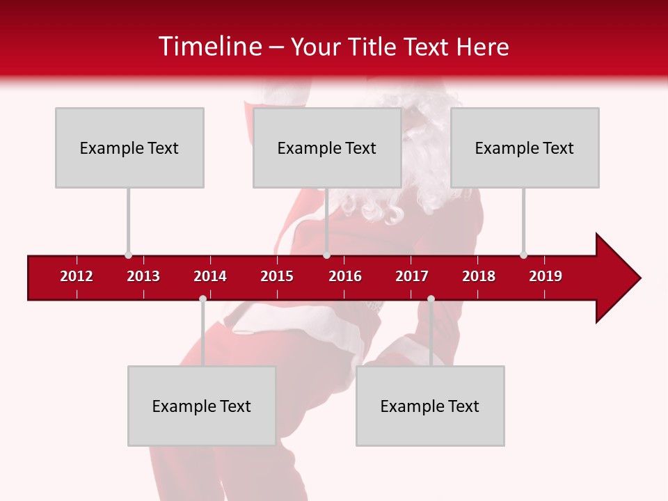 Celebration Claus Costume PowerPoint Template