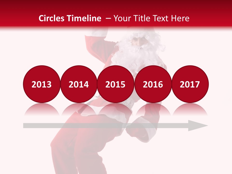 Celebration Claus Costume PowerPoint Template