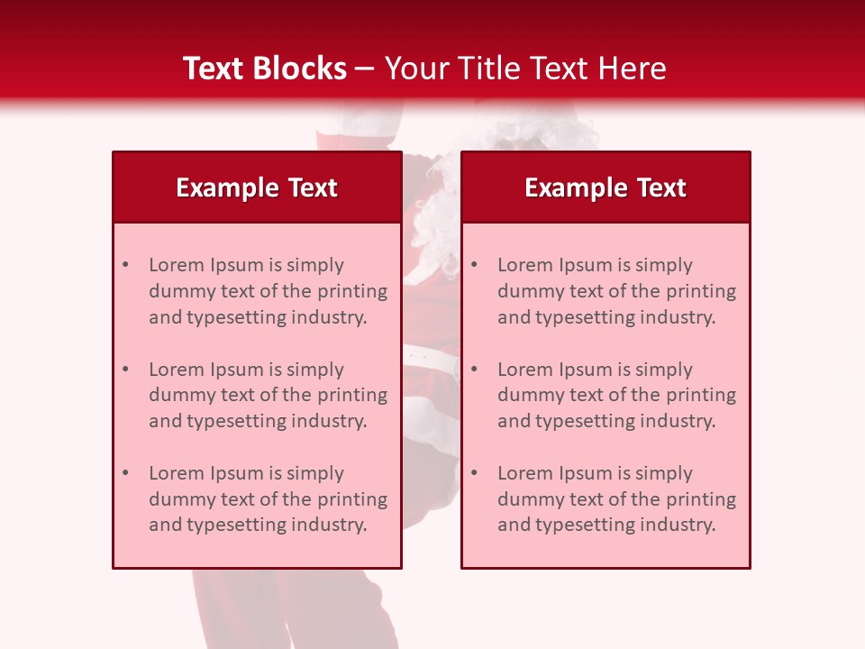 Celebration Claus Costume PowerPoint Template