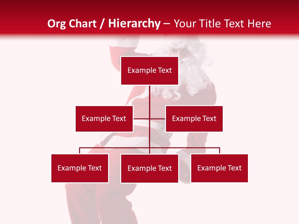 Celebration Claus Costume PowerPoint Template