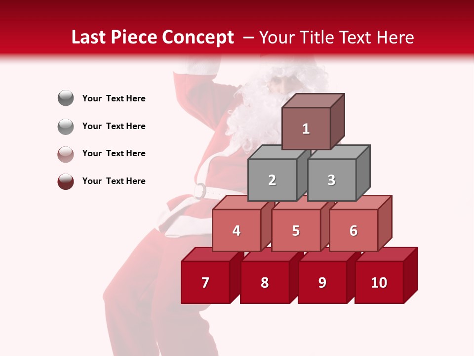 Celebration Claus Costume PowerPoint Template