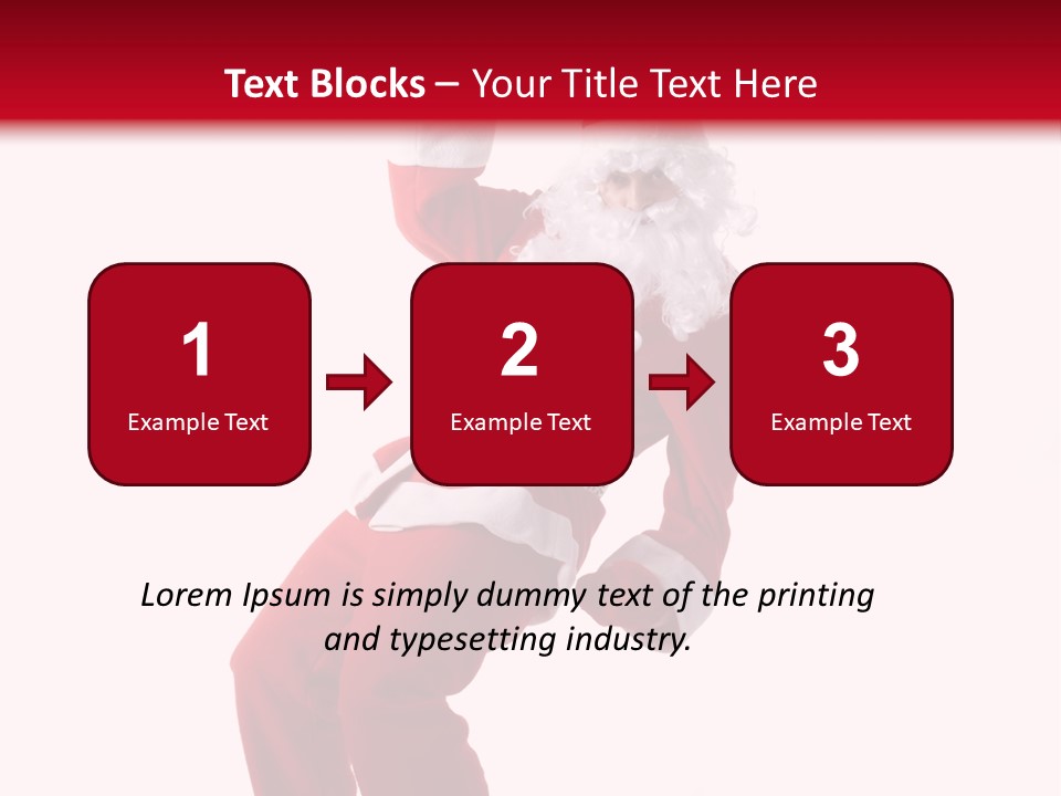 Celebration Claus Costume PowerPoint Template