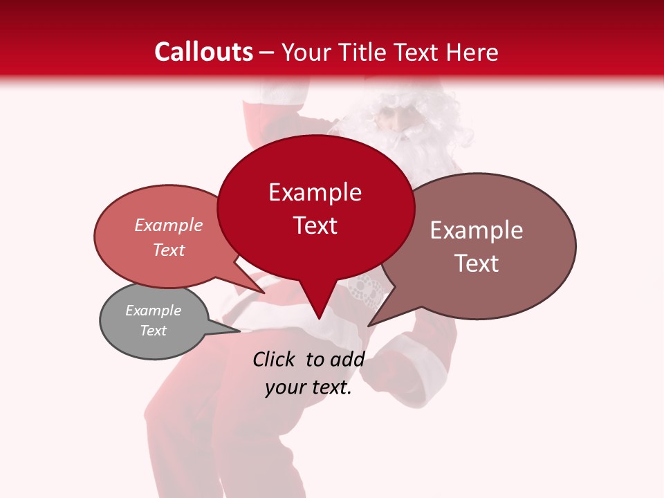 Celebration Claus Costume PowerPoint Template