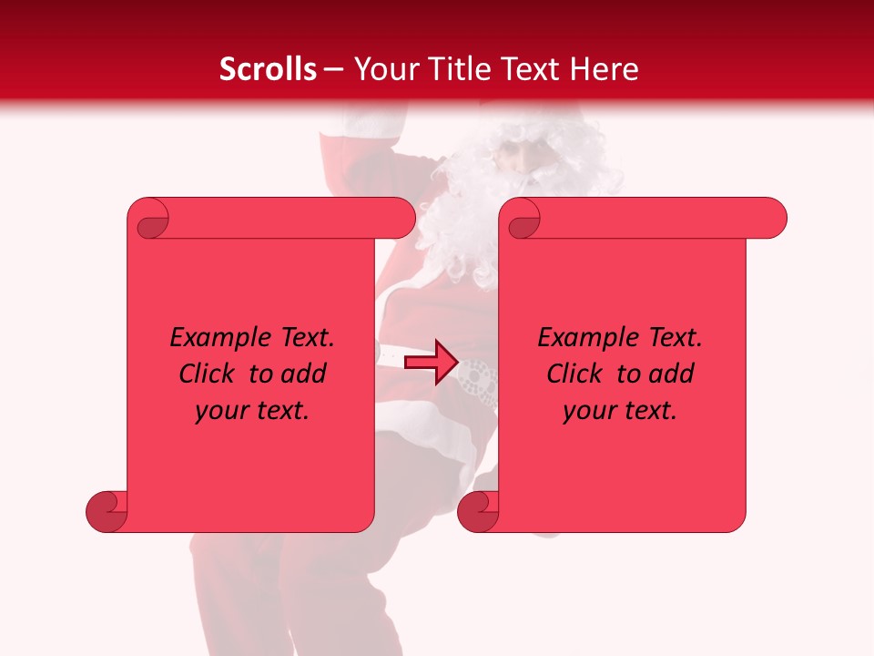 Celebration Claus Costume PowerPoint Template