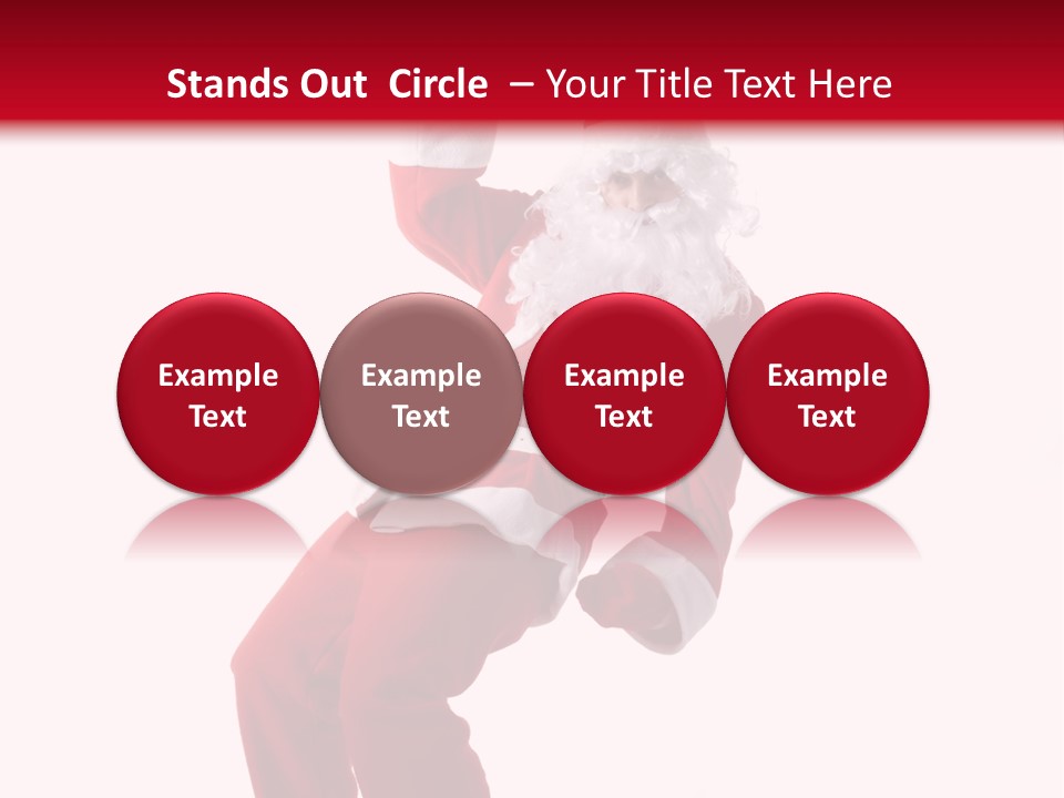 Celebration Claus Costume PowerPoint Template