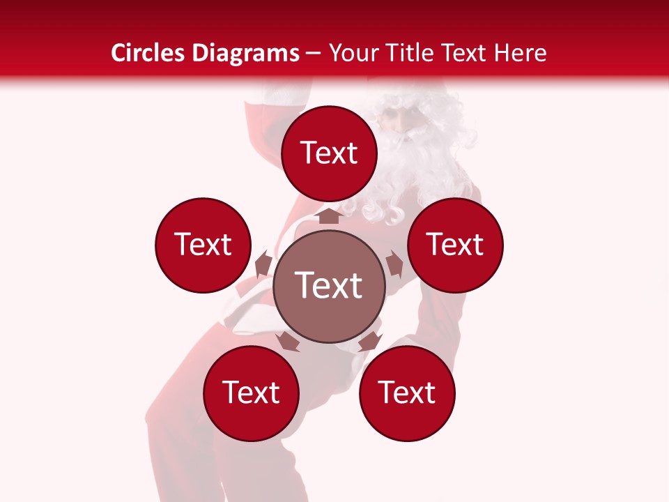 Celebration Claus Costume PowerPoint Template