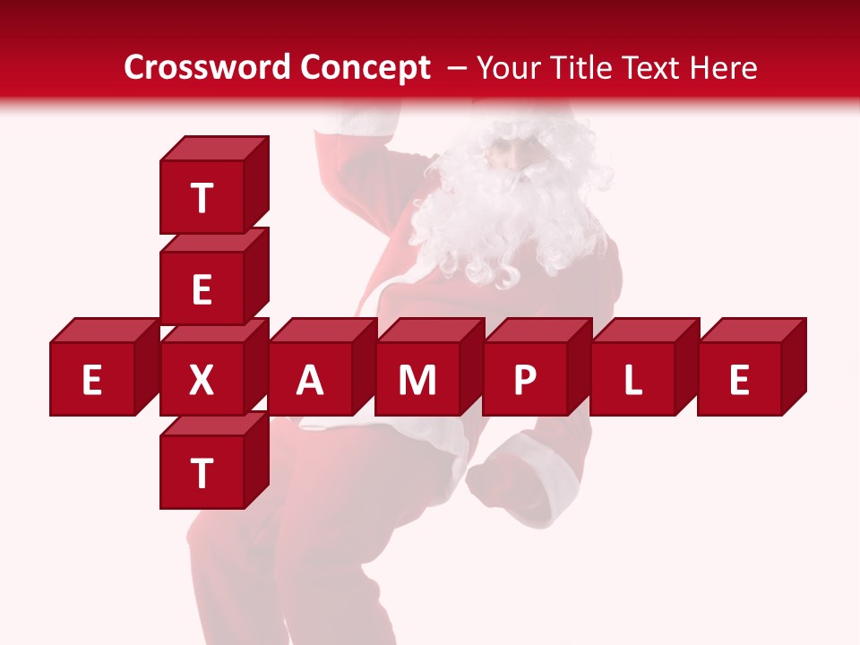 Celebration Claus Costume PowerPoint Template