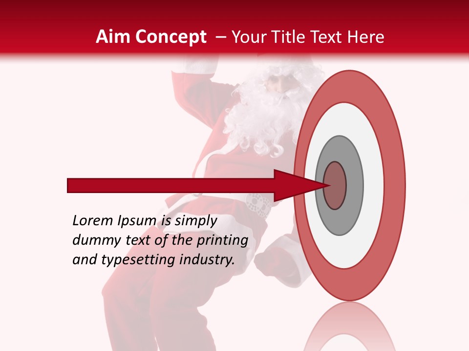 Celebration Claus Costume PowerPoint Template