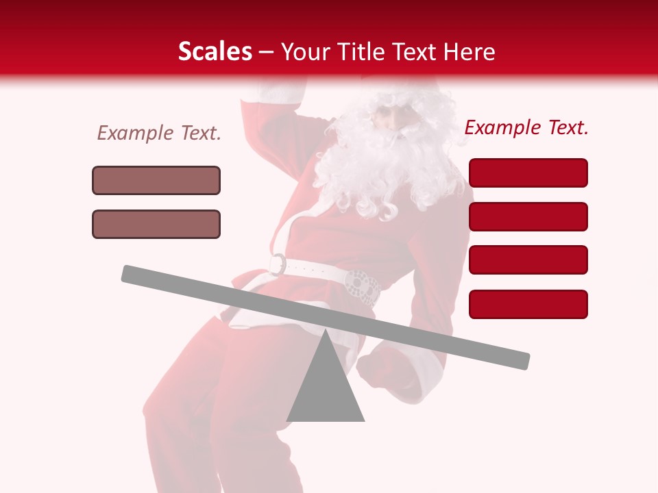 Celebration Claus Costume PowerPoint Template