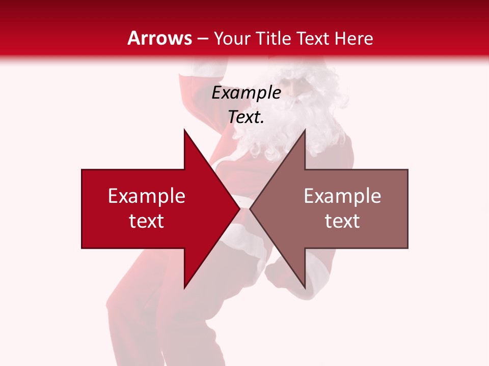 Celebration Claus Costume PowerPoint Template