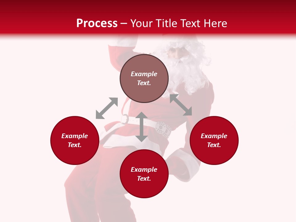 Celebration Claus Costume PowerPoint Template