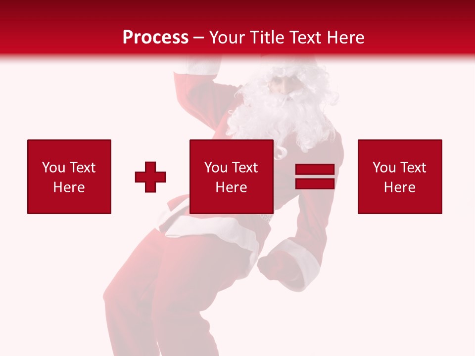 Celebration Claus Costume PowerPoint Template