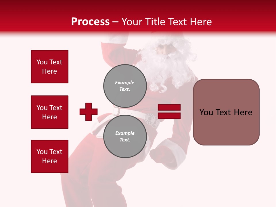 Celebration Claus Costume PowerPoint Template