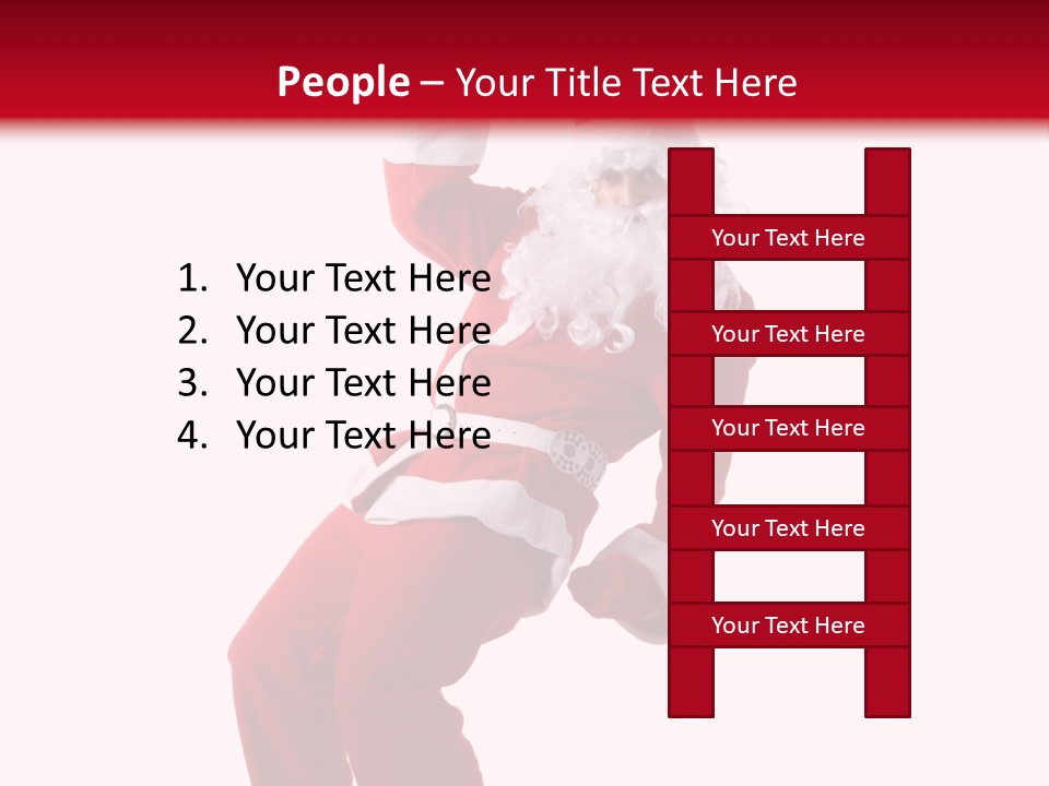 Celebration Claus Costume PowerPoint Template