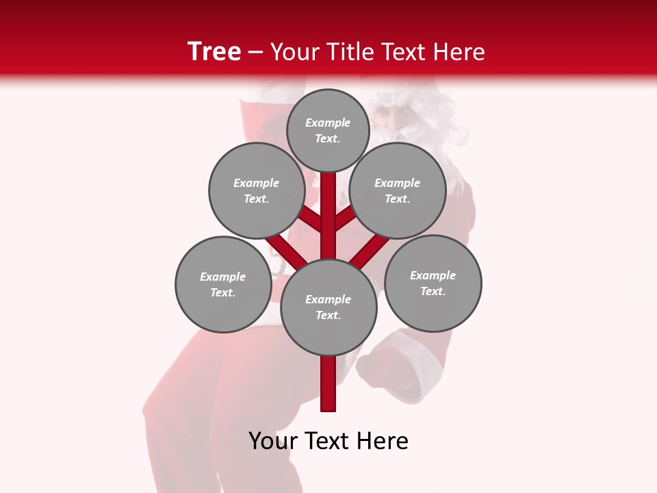 Celebration Claus Costume PowerPoint Template