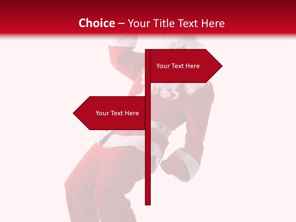 Celebration Claus Costume PowerPoint Template