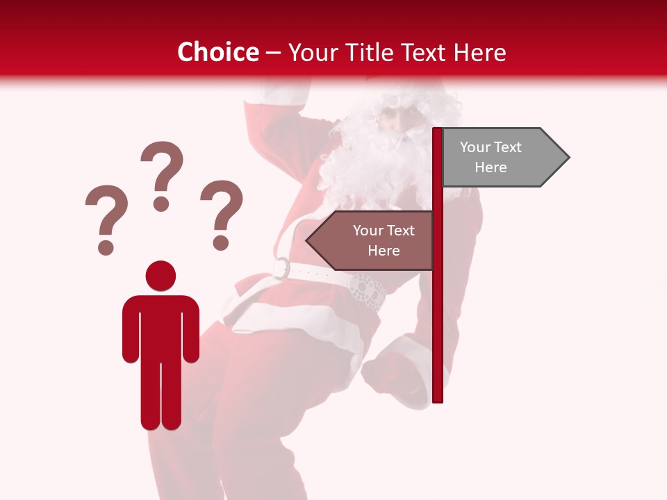 Celebration Claus Costume PowerPoint Template
