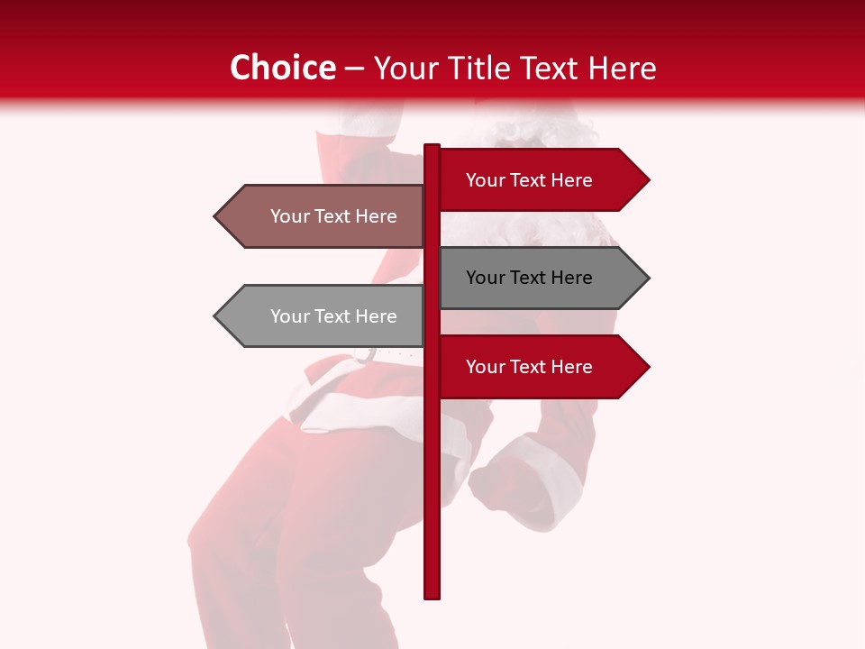 Celebration Claus Costume PowerPoint Template