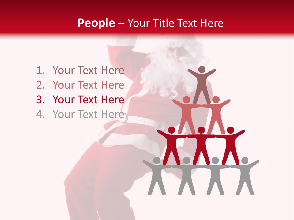 Celebration Claus Costume PowerPoint Template