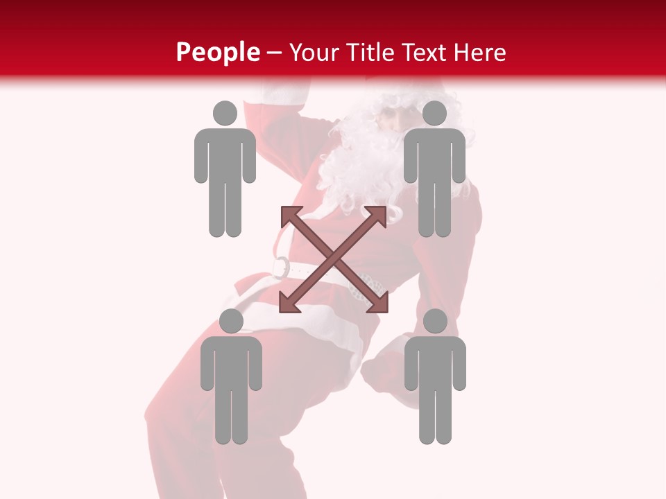 Celebration Claus Costume PowerPoint Template