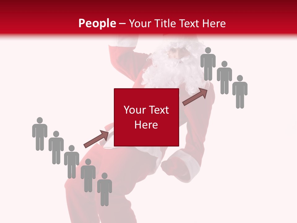 Celebration Claus Costume PowerPoint Template