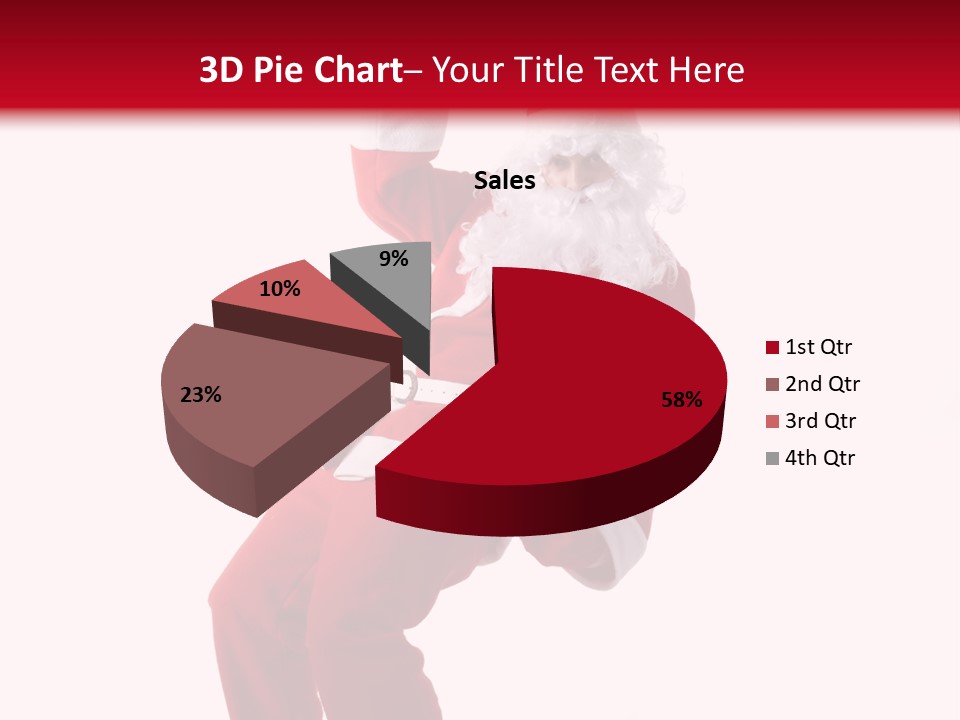 Celebration Claus Costume PowerPoint Template