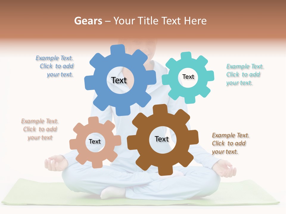 Beautiful Relaxation Feminine PowerPoint Template