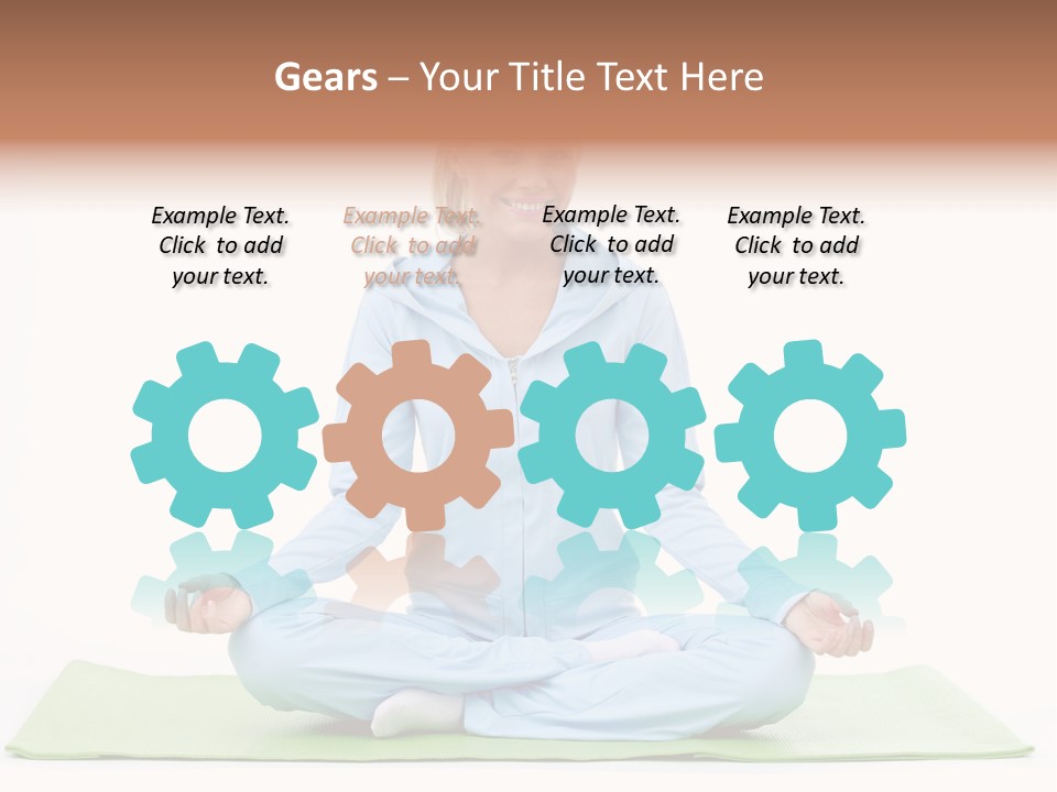 Beautiful Relaxation Feminine PowerPoint Template