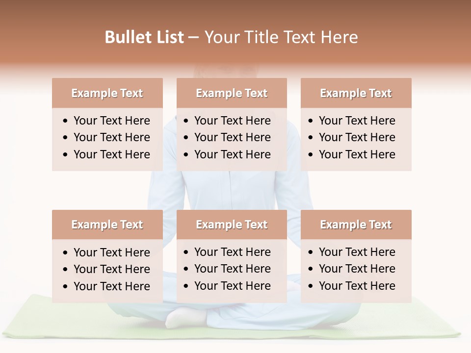 Beautiful Relaxation Feminine PowerPoint Template